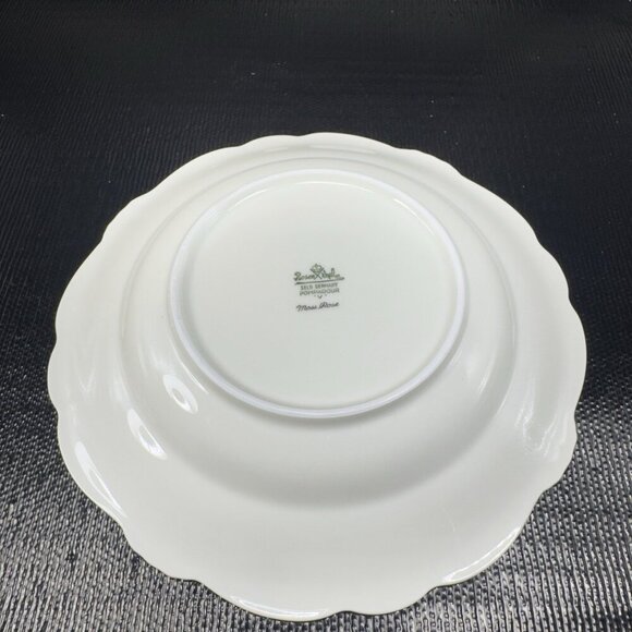 Rosenthal POMPADOUR Moss Rose Ivory Porcelain Deep Dish Bowl Self Germany Set 3 - Picture 12 of 16